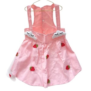 Robe rose fraise pour grands chiens, coupe princesse, vêtements d'été respirants pour animaux de compagnie - Product Image 5