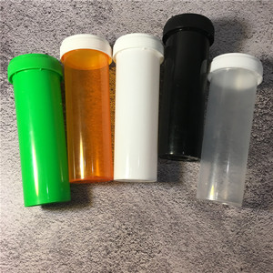 工場13DRカスタムカラーシリンダー医療グレードプラスチック製バイアルリバーシブルキャップ付きプッシュダウン & ターンピル包装用 - Product Image 2