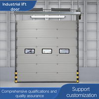Porte industrielle en fer sur mesure, anti-vent et anti-collision, pour usine, entrepôt, projet de construction, avec certification testée