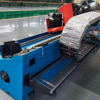 Machine de découpe de tuyaux entièrement automatique en acier inoxydable, aluminium et acier au carbone avec moteur de scie circulaire à froid 11KW et rail de 3m