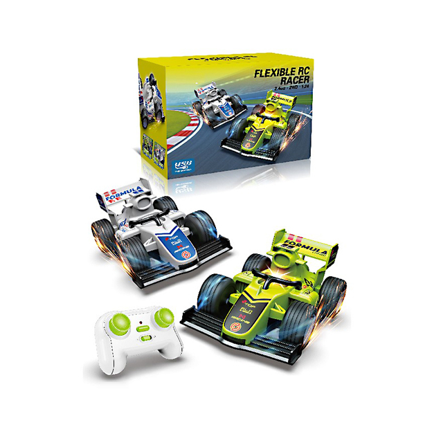 Remote Controller 1:24 RC High-Speed Drift Mini Kart Model Toy Car RC Racing Game Car Models Plastic RC Lights Feature Toys