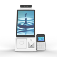 Kiosque de paiement facial de bureau de 10.1 pouces Android Pos Machine de paiement avec support de terminal Pos pour carte bancaire Paiement par carte de crédit