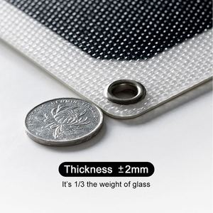 แผงเซลล์แสงอาทิตย์แบบยืดหยุ่น250วัตต์แผงเซลล์แสงอาทิตย์ชนิด N-Type hjt 200W 36V panneau Solaire - Product Image 4