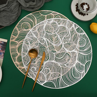 Napperon de table de salle à manger en PVC de haute qualité napperon occidental de table de cuisine napperon en plastique étanche vente à chaud