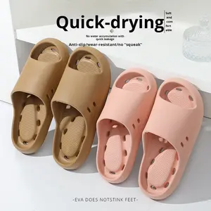 Chaussons <span class=keywords><strong>de</strong></span> douche antidérapants imperméables pour femmes et hommes, confortables et doux, pour la maison, chaussures <span class=keywords><strong>de</strong></span> bain pour femmes, tongs imperméables en gros - Product Image 4