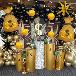 Globo personalizado CYmylar, bolsa de dinero, Globos de papel de aluminio, moneda de dólar, Globos, globo para decoración de fiesta de <span class=keywords><strong>Casino</strong></span>, decoración de fiesta rica - Product Image 6