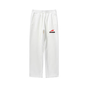 Pantalons de jogging unisexes de haute qualité, personnalisés, amples, décontractés, unis, en molleton, pantalons de survêtement en gros, mode pour hommes et femmes - Product Image 4