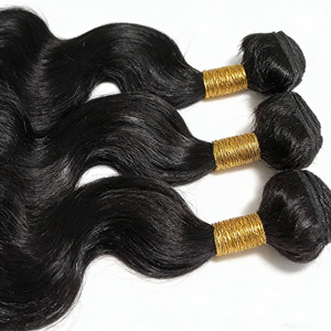 Extensions per <span class=keywords><strong>capelli</strong></span> indiani Remy all'ingrosso, tessitura a doppia trama, neri naturali, tinti e permanentati, lisci e senza grovigli - Product Image 3