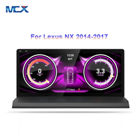 MCX 10,25 pulgadas Android Carplay del coche de la pantalla de Radio Dvd Gps navegación coche reproductor de medios para Lexus NX F deporte NX200 300H 2015-2017