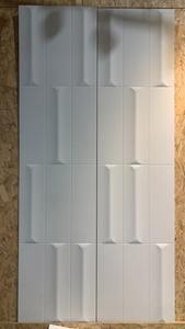 Benutzer definiertes modernes Design 3D Carving Hintergrund Wand paneel Leder Stick platte Dichte Faserplatte - Product Image 5