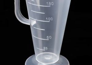 25 मिलीलीटर 50 मिलीलीटर 100 मिलीलीटर 250 मिली 500 मिली 1000 एमएल शंकु के आकार के प्लास्टिक त्रिकोणीय शंक्वाकार बेकिंग टेपर - Product Image 6