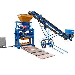 Gạch rỗng xi măng bán tự động và máy làm khối, dây chuyền sản xuất paver lồng vào nhau - Product Image 4