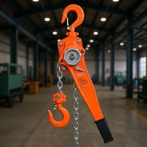 Paranco a Catena Manuale Weston da 1-1/2 Tonnellate, 10 Piedi, in Acciaio Zincato con Rotazione a 360 Gradi per Uso Edile - Product Image 2