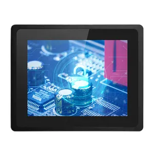 10.4 Inch Embedded All In One Industrial PC Resistive Touch Panel PC 4:3 1024*768 Industrial Touch PC