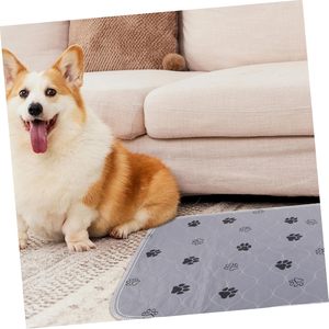 Almohadillas de orina para mascotas de entrenamiento de perros reutilizables de buena calidad, alfombrilla lavable impermeable para viajes, allanamiento de morada y entrenamiento - Product Image 6