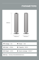 Diffuseur de parfum intelligent Wifi autoportant 500 ml, diffuseur d'huiles essentielles de haute qualité pour hôtel, maison, spa