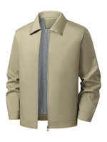 Veste coupe-vent décontractée pour homme, style rétro, personnalisable OEM/ODM, amovible, pour l'automne et l'hiver