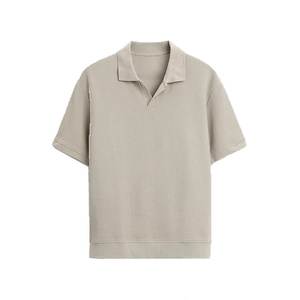 เสื้อโปโลผู้ชายทรงสลิมฟิตผ้าฝ้ายคุณภาพสูงสไตล์ลำลองสำหรับฤดูใบไม้ผลิและฤดูร้อนแบบใหม่ - Product Image 1