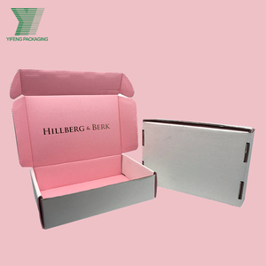 Wholesale Cheap Price Custom Logo Eco-friendly Self Adhesive Mailer Box 3 Ply E Flute Corrugated Carton Clothing Shipping Box