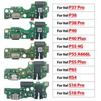Connecteur de Charge Flexible pour Itel P37 Pro P38 P40 P55 P65 RS4 S16 S18 Pro S23 S25 – Carte de Connecteur de Chargeur et Câble Flexible pour Téléphone Portable