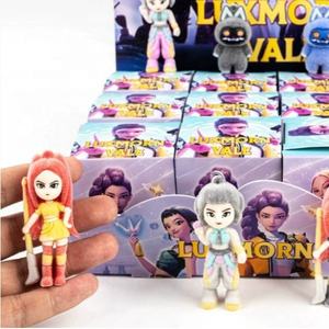 Figurines d'action d'anime en flocage, K <span class=keywords><strong>Pop</strong></span> Demon Hunters, boîte mystère, pendentif, boîte aveugle Kpop Demon Hunters, <span class=keywords><strong>porte</strong></span>-clés - Product Image 3