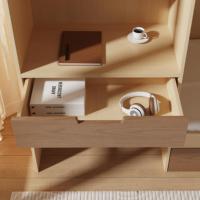 Lit superposé en bois en forme de L avec bureau intégré, étagères et échelle pour adolescents, lit double en bois utilisé dans le salon, la chambre à coucher, l'appartement