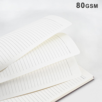 Cahier de composition imprimé personnalisé couverture souple selle cousue cahier d'exercices scolaires vierge reliure en papier cuir agrafée