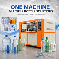 Machine de soufflage de bouteilles PET entièrement automatique à haute vitesse à 6 cavités pour l'eau minérale