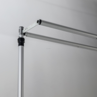 Support de fond de scène réglable pour tuyaux et draperies, robuste, pour les événements de mariage