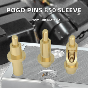 Blocos de Terminais com Pinos Pogo de Mola de Furo Passante com Contatos de Ouro, em Aço Inoxidável Revestido e Liga de Latão - Product Image 1