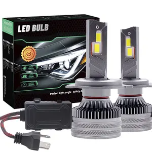 X8 Três cobre 200W Car LED faróis H7 H11 9005 9006 9012 H13 9004 9007 H4 4575 CSP Car Fog Lamps Lâmpadas Auto LED Farol lâmpadas