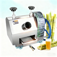 Mini RVS Suikerrietpers Handmatige Suikerrietmachine 100% Suikerriet Sap voor Thuisgebruik
