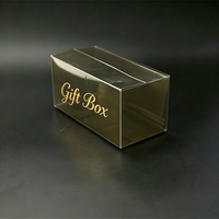 Boîte d'emballage de luxe pliable en PET pour bijoux (bagues, colliers, boucles d'oreilles)
