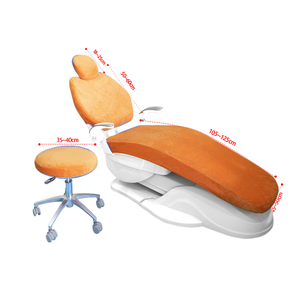 Juego de 4 Fundas Protectoras para Sillón <span class=keywords><strong>Dental</strong></span>, Fundas de PU para Reposacabezas, Asiento y Taburete - Product Image 2