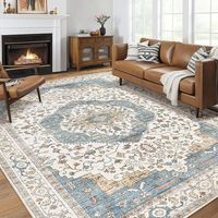 Bester Preis Maschinenwaschbarer Teppich mit Rutschfester Waschbarer Rückseite Teppiche für Wohnzimmer Schlafzimmer