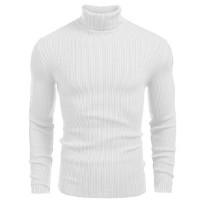 <span class=keywords><strong>Pull</strong></span> à <span class=keywords><strong>col</strong></span> <span class=keywords><strong>roulé</strong></span> pour <span class=keywords><strong>homme</strong></span>, coupe ajustée, tricoté sur mesure en usine - Product Image 3