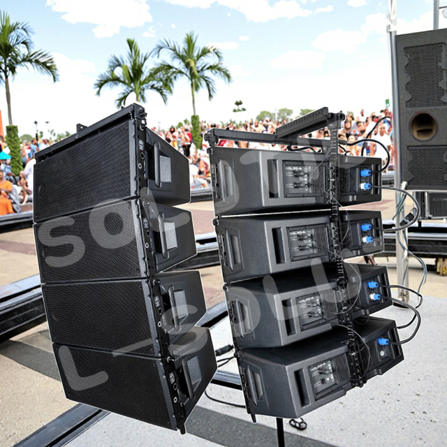 HDL20 Plastic Active 2-Way Line Array Power Amp Module Speaker HDL30 Pro Sound DJ System Dual 10 Inch 700W Line Array Speakers