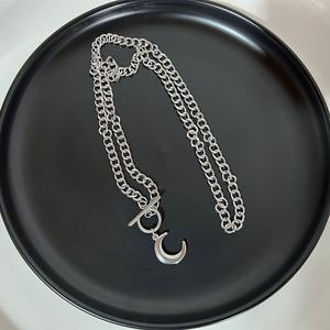 Collana Girocollo Vintage con Ciondolo a Farfalla, Ragno e Perle, per Donna e Uomo, Stile Gotico Hip Hop, con Croce e Luna, Gioiello Lungo - Product Image 4