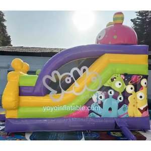 Toboggan gonflable personnalisable de haute qualité / château gonflable avec toboggan sec - Product Image 4