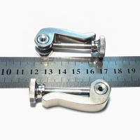 Levier de déverrouillage rapide pour vélo en acier inoxydable M5 M6 M8, plat, 45mm-100mm, CNC, boulon de serrage réglable, OEM ODM, personnalisé en usine