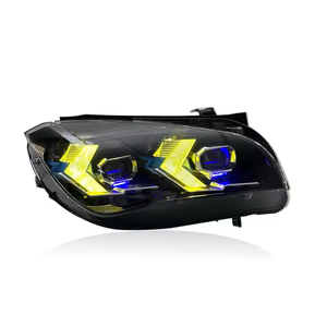 Faro Delantero LED DRL para X1 E84 2010-2015, Accesorios para Automóviles, 36 W, 6000 K, Ajuste Universal, Doble Color Amarillo y Blanco, Pieza para Automóvil - Product Image 4