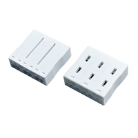 Bloc de jonction rapide à 3 positions à profil bas 904M-3, connecteur enfichable sans filetage, 450V 24A pour éclairage de bandes LED