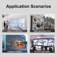 Codificador/Decodificador HDMI AV sobre IP PINWEI SDVoE JPEG2000 H264 H265 4K60 1080P KVM sobre IP RS232 y Video Wall con Función Roaming