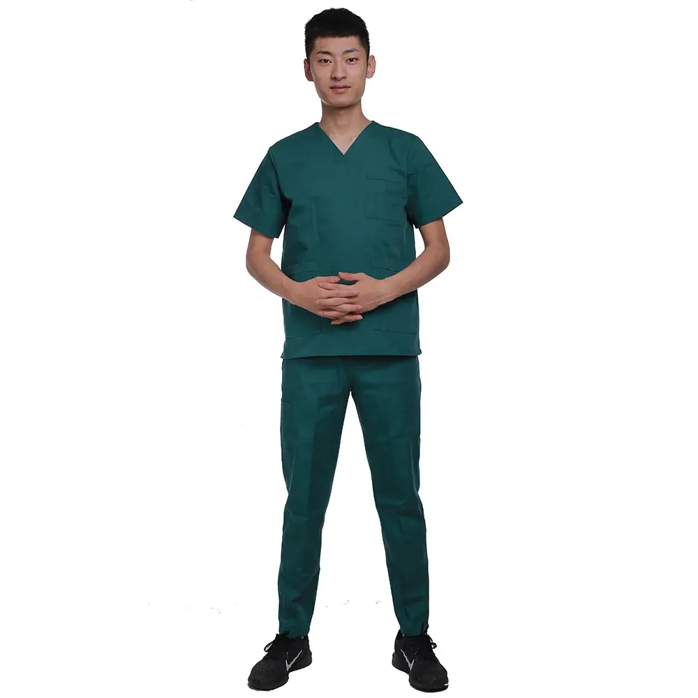 Scrub design per donna uomo medici e infermiere uniformi uniforme beige pantaloni cargo personalizzati grays anatomia Scrub in vietnam