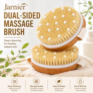 Spazzole per il Corpo in Bambù con Logo Personalizzato, per Uso Asciutto e Bagnato, Anti-<span class=keywords><strong>Cellulite</strong></span> e Drenante Linfatico, Adatte a Tutti i Tipi di Pelle - Product Image 1