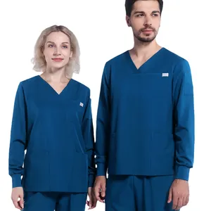 Newsex Scrubs uniformi set ospedale uniforme scrub muslimdonna manica lunga tessuto 1 set uniforme da infermiera