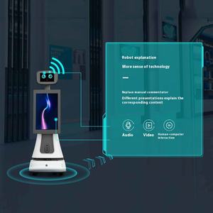 North <span class=keywords><strong>Latitude</strong></span> PP01 Robot de Service Intelligent Deux-en-Un Explication de Bienvenue Réception Robot Guide de Gravité Machine de Sollicitation - Product Image 2