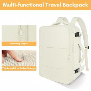 Sac à dos de randonnée pour femme 40x25x20 avec compartiment à chaussures indépendant 180 °   Sac de travail à roulettes 40L avec ouverture latérale - Product Image 6