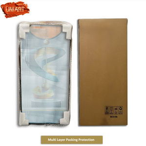 Art mural suspendu en aluminium cristal 3D Art <span class=keywords><strong>d</strong></span>éco brillant, directement <span class=keywords><strong>de</strong></span> l'usine, <span class=keywords><strong>entrée</strong></span>, <span class=keywords><strong>couloir</strong></span>, minimaliste, géométrique, impression en cristal <span class=keywords><strong>de</strong></span> verre - Product Image 5