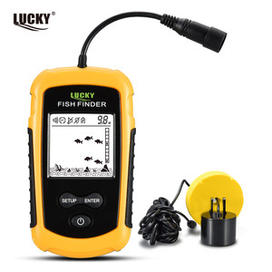 Lucky Sonar Wired Fish <strong>Finder</strong> Plastic Fishing Supplies With 100m Wireless Range Battery Power Source For Factory Wholesale - Product Image 1